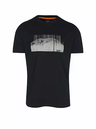 BOSS | T-Shirt TE_INJUNGLE | blau