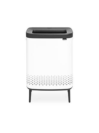 BRABANTIA | Wäschebox Bo 2x45l Weiss | schwarz