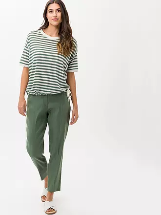 BRAX | Leinenshirt CANDICE | olive
