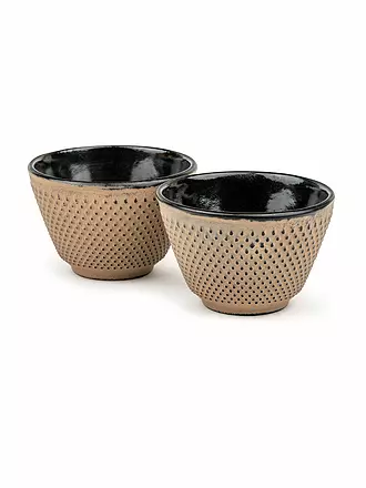 BREDEMEIJER | Guss Teebecher XILIN 2er Set  Camel | hellgrün