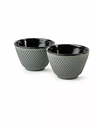 BREDEMEIJER | Guss Teebecher XILIN 2er Set  Camel | hellgrün