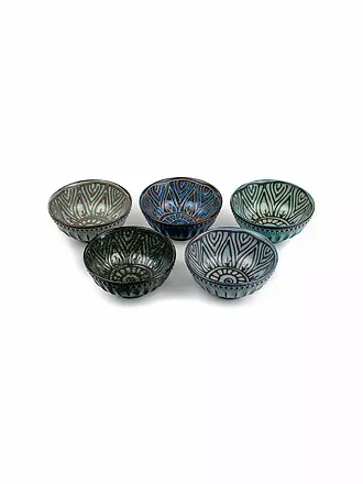 BREDEMEIJER | Teebecher JARA 5er Set Porzellan / Bunt | bunt