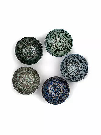 BREDEMEIJER | Teebecher JARA 5er Set Porzellan / Bunt | bunt