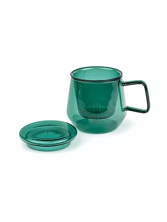 BREDEMEIJER | Teekanne TEA FOR ONE LIVORNO 0,35l Glas Amber | grün