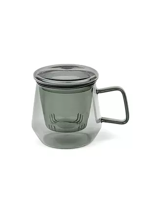BREDEMEIJER | Teekanne TEA FOR ONE LIVORNO 0,35l Glas Amber | schwarz