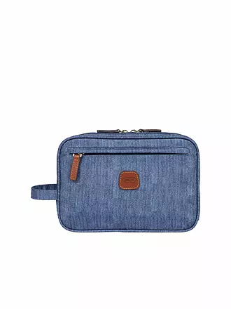 BRICS | Kosmetiktasche X-Bag Flower Fiori | blau