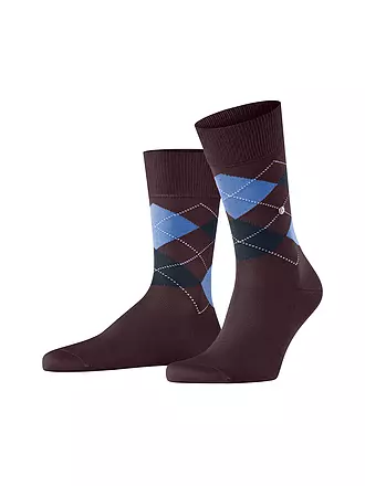 BURLINGTON |  Herren Socken MANCHESTER dark rock | beere