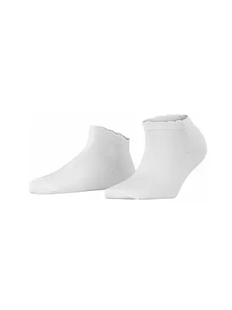 BURLINGTON | Damen Sneaker Socken MONTROSE 36-41 black | weiss