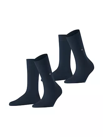 BURLINGTON | Damen Socken EVERYDAY 2-er Pkg. 36-41 black | blau