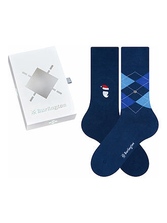 BURLINGTON | Geschenkbox Socken Everyday X-Mas 2-er Pkg. 40-46 | blau