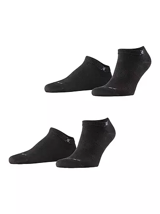 BURLINGTON | Herren Sneaker Socken EVERYDAY 2-er Pkg. 40-46 black | olive
