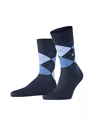 BURLINGTON | Herren Socken 40-46 MANCHESTER anthracite melange | dunkelblau