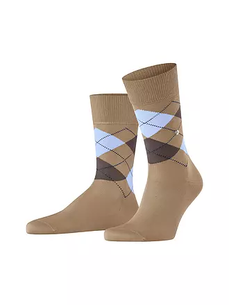 BURLINGTON | Herren Socken 40-46 MANCHESTER beige | hellgrau