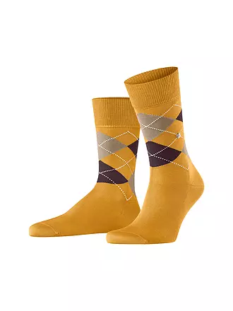 BURLINGTON | Herren Socken 40-46 MANCHESTER night blue | gelb