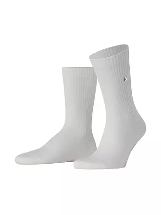 BURLINGTON | Herren Socken BOND STREET 40-46 white | hellgrau