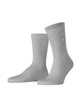 BURLINGTON | Herren Socken BOND STREET 40-46 white | hellgrau