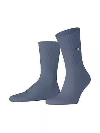 BURLINGTON | Herren Socken BOND STREET 40-46 white | blau