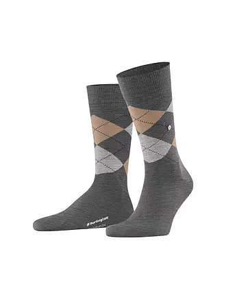 BURLINGTON | Herren Socken EDINBURGH 40-46 caramel | grau