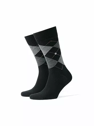 BURLINGTON | Herren Socken EDINBURGH 40-46 schwarz | dunkelblau