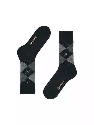 BURLINGTON | Herren Socken EDINBURGH 40-46 schwarz | dunkelblau