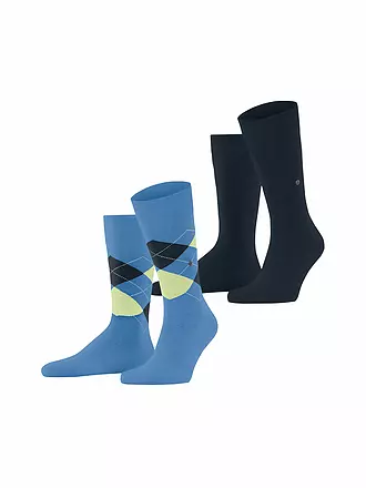 BURLINGTON | Herren Socken EVERYDAY 2-er Pkg. 40-46 sesame | blau