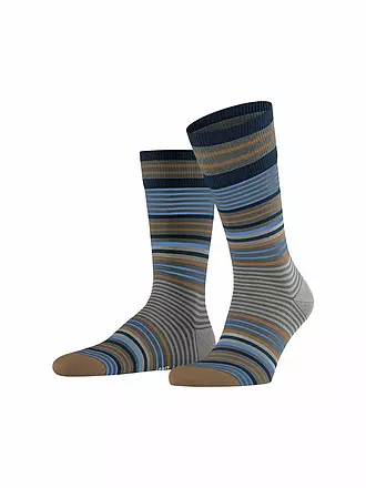 BURLINGTON | Herren Socken STRIPE 40-46 black | olive