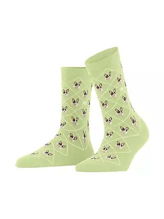 BURLINGTON | Socken Gr 36-41 lemon | schwarz