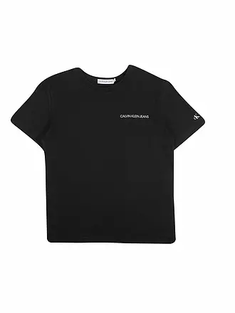 CALVIN KLEIN JEANS | Jungen T-Shirt Regular Fit | schwarz