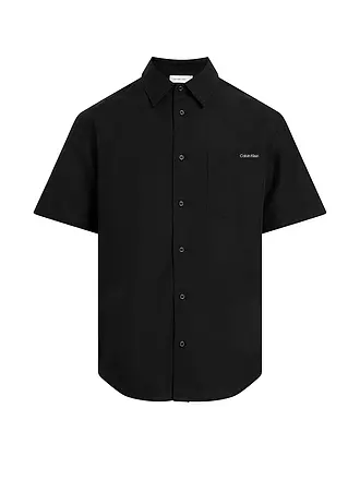 CALVIN KLEIN JEANS | Leinenhemd | schwarz