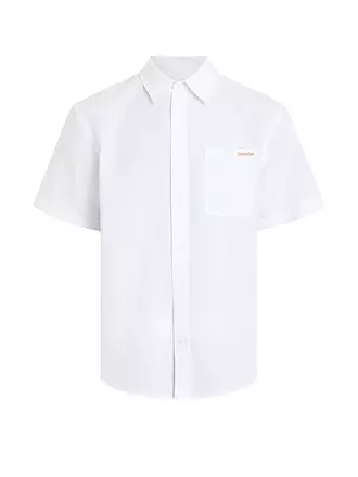 CALVIN KLEIN JEANS | Leinenhemd | schwarz