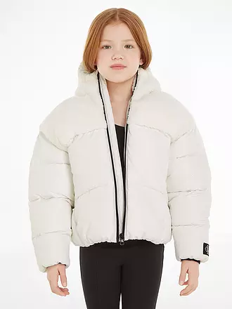 CALVIN KLEIN JEANS | Mädchen Steppjacke | creme