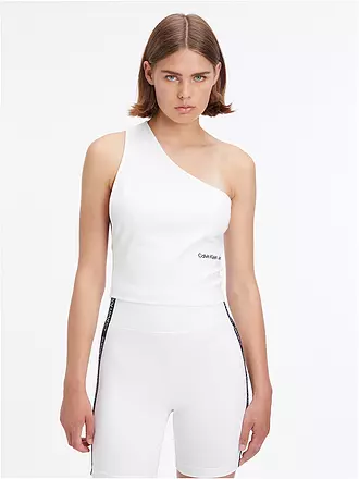 CALVIN KLEIN JEANS | Top Cropped Fit | weiss