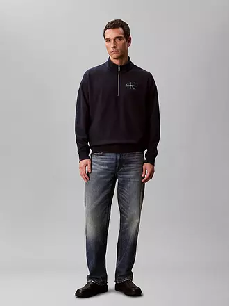 CALVIN KLEIN JEANS | Troyer Sweater | dunkelblau