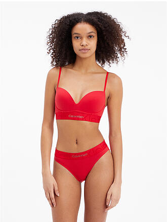 CALVIN KLEIN | Bralette Push Up Black | rot