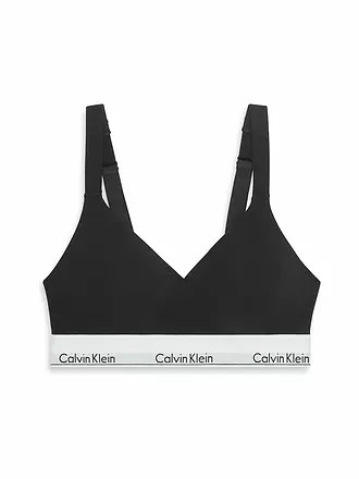 CALVIN KLEIN | Bustier black | hellgrau