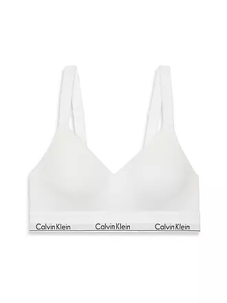 CALVIN KLEIN | Bustier white | hellgrau