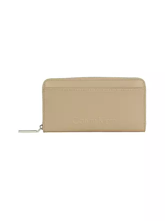 CALVIN KLEIN | Geldbörse EMBOSSED Large | beige