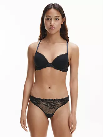 CALVIN KLEIN | Push Up BH mit Bügel purple | schwarz