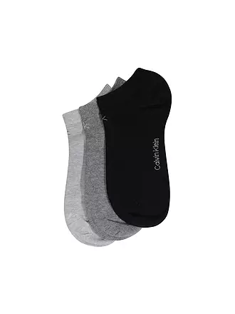 CALVIN KLEIN | Socken 3er Pkg grey melange | schwarz