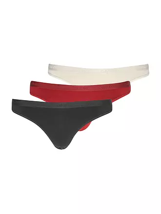 CALVIN KLEIN | String 3er Pkg. Multi | schwarz