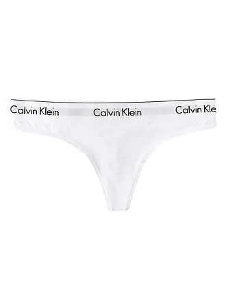 CALVIN KLEIN | String MODERN COTTON black | weiss