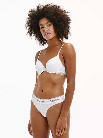 CALVIN KLEIN | String MODERN COTTON black | weiss
