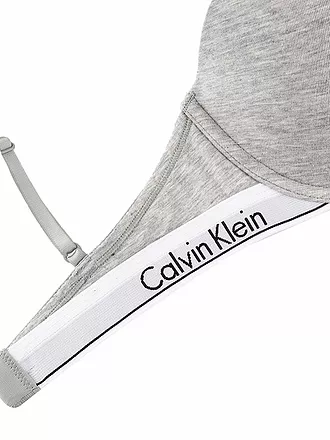 CALVIN KLEIN | T-Shirt BH MODERN COTTON Grey HEATHER | schwarz