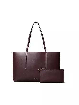 CALVIN KLEIN | Tasche - Tote Bag FOIL | dunkelrot