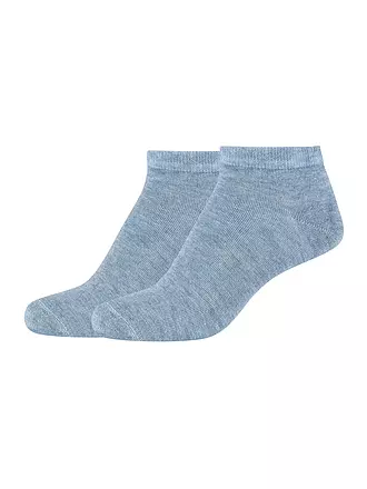 CAMANO |  Sneakersocken Silky 2er Pkg black | blau