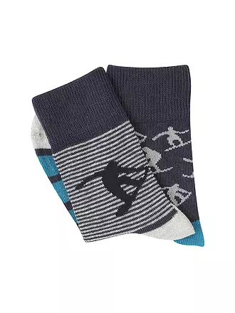 CAMANO | Jungen Socken 2er Pkg. fog melange | hellgrau