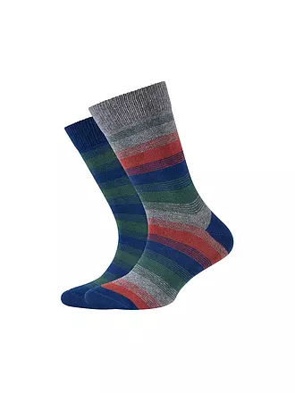 CAMANO | Jungen Socken 2er Pkg. navy peony | grau