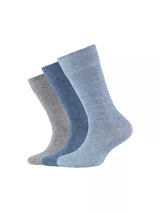 CAMANO | Jungen-Socken 3er Pkg. anthrazit | blau
