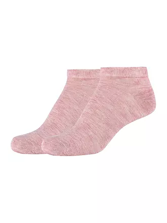 CAMANO | Sneakersocken Silky 2er Pkg white | rosa