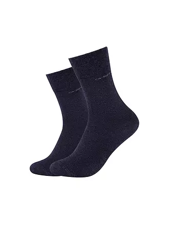 CAMANO | Socken 2er Pkg dark brown | blau
